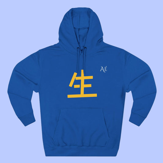 Sei (生) Life Kanji | 3 of 7 | Astré Minimal Gold Kanji Hoodie