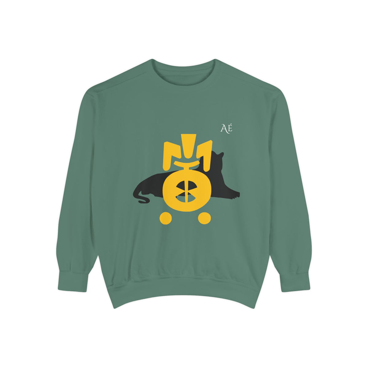 Tiger (寅) Jūnishi Zodiac Animals | 3 of 12 | Astré Crewneck Light Green Sweatshirt