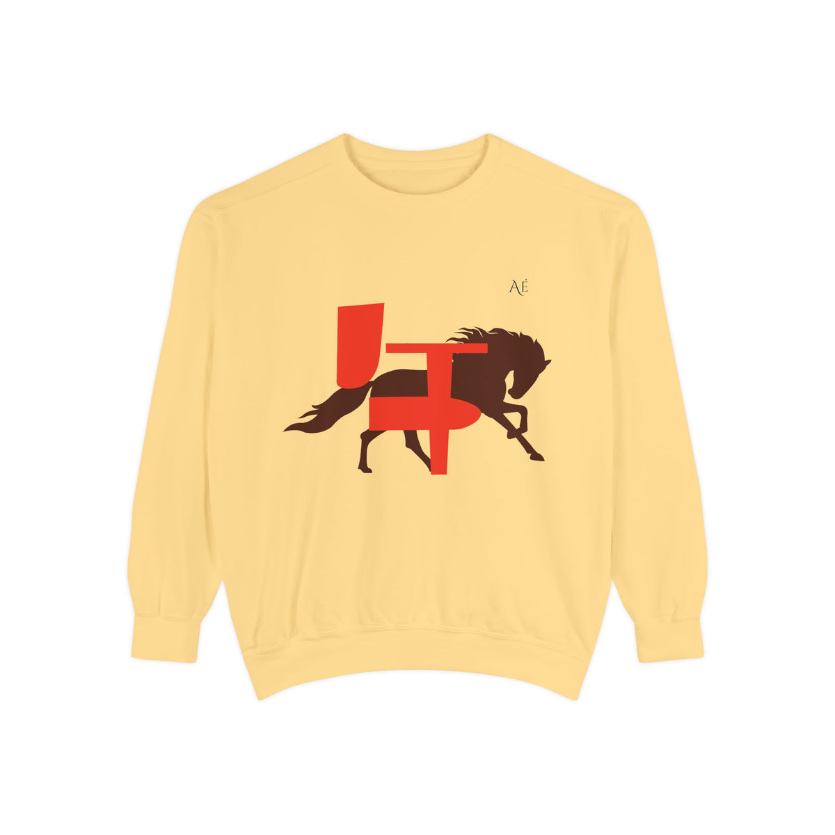 Horse (午) Jūnishi Zodiac Animals | 7 of 12 | Astré Crewneck Butter Sweatshirt