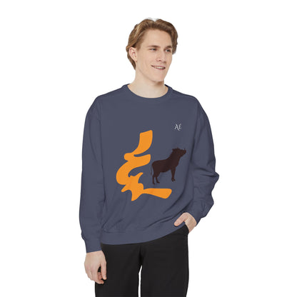 Boar (亥) Jūnishi Zodiac Animals | 12 of 12 | Astré Crewneck Denim Sweatshirt