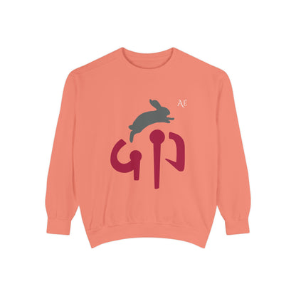Rabbit (卯) Jūnishi Zodiac Animals | 4 of 12 | Astré Crewneck Terracotta Sweatshirt
