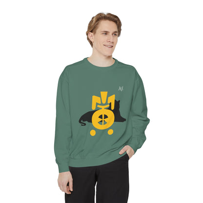 Tiger (寅) Jūnishi Zodiac Animals | 3 of 12 | Astré Crewneck Light Green Sweatshirt